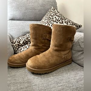 UGG Australia Remora Boots Short 1012029 Chestnut Sheepskin Shearlin